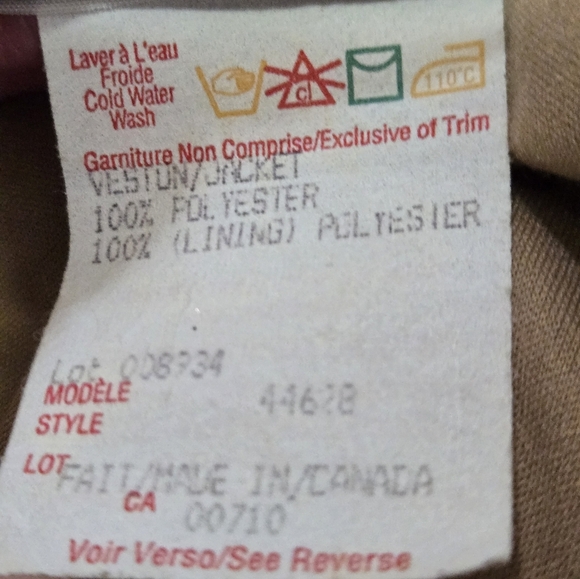 JOSEPH RIBKOFF Vintage Bronze Jacket. Size 4 - Picture 12 of 14